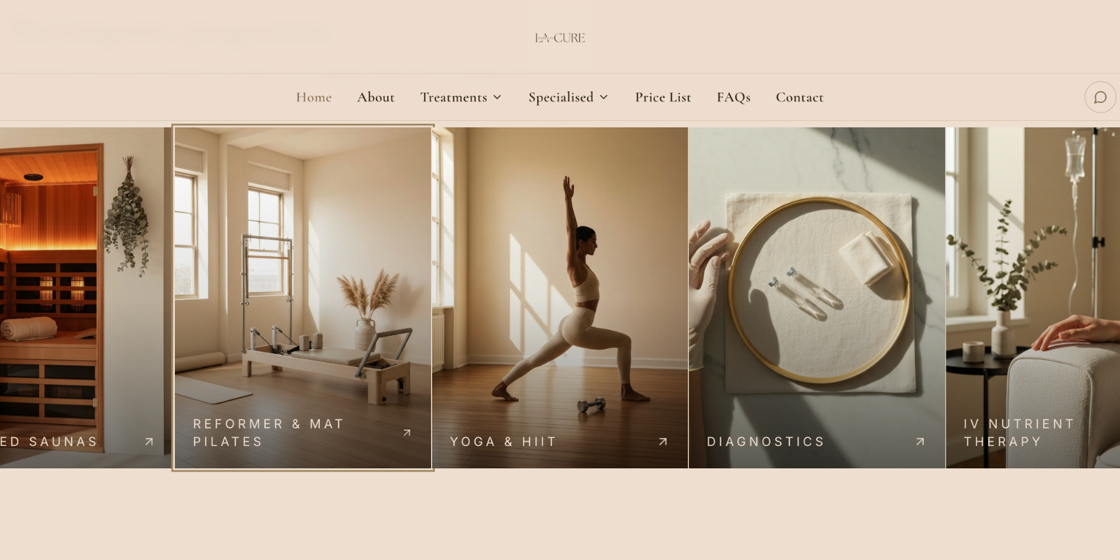 LA Cure website